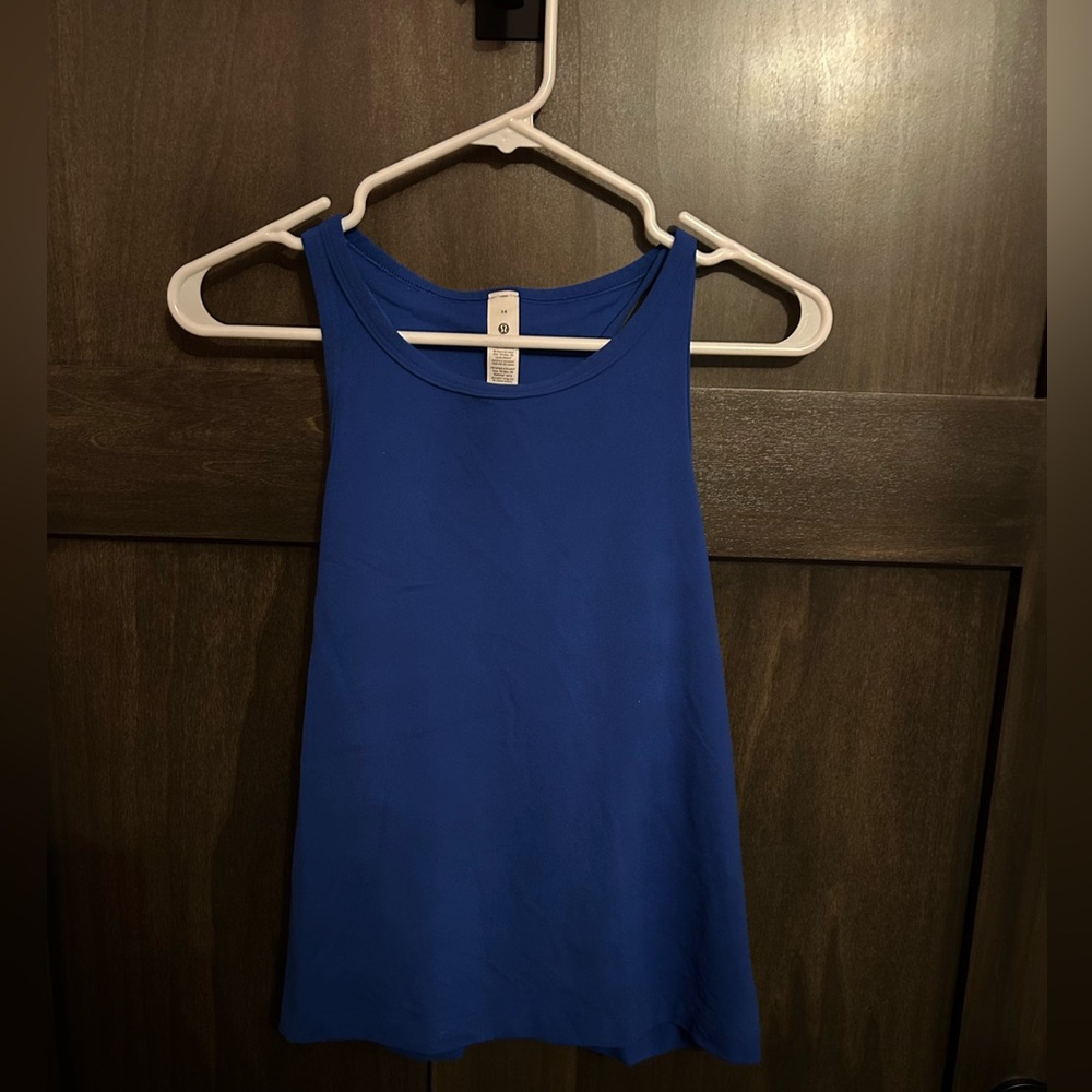 Lululemon cobalt blue Tank Top